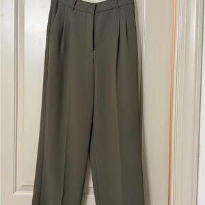 Aritzia Olive Green Effortless Pants